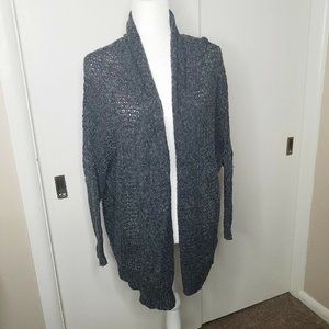 Hollister Womens XS/Small Crochet Gray Cardigan
